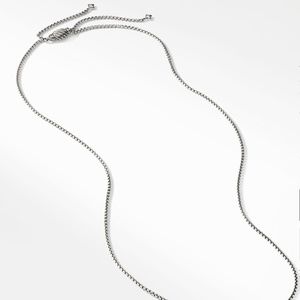 David Yurman Chain Slider Necklace, Sterling Silver